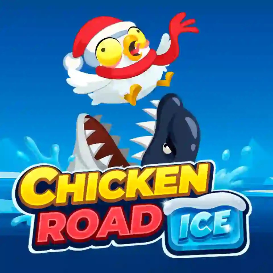 Chicken Road Ice game by InOut – logo hosted on Stake Casino