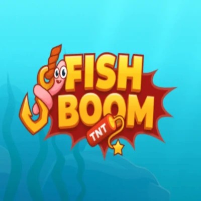 Fish Boom logo by InOut at Stake Casino