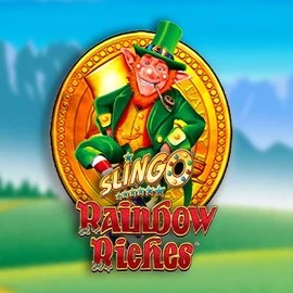 Slingo Rainbow Riches slot icon by Gaming Realms, available at Stake Casino
